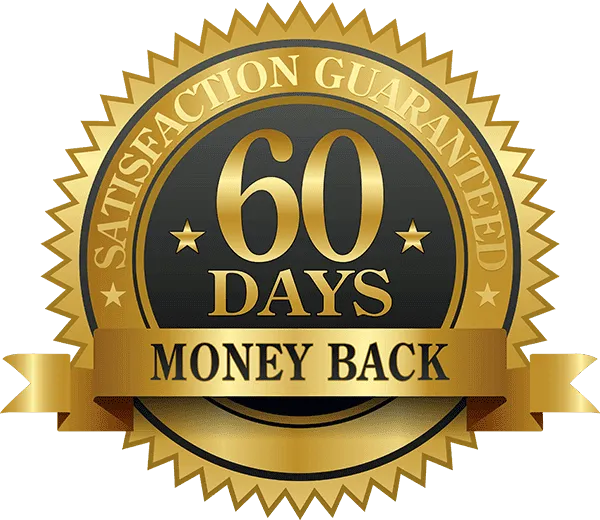 GlucoZen 60-Day Money Back Guarantee Seal